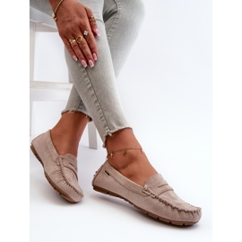 Mocasines Mujer Ante Ecológico, Beige Claro Rerteria 7