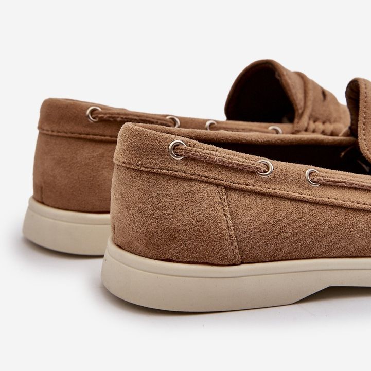 Mocasines Hombre Ante Ecológico Beige Rivanell 2