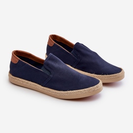 Zapatillas Alpargatas De Hombre Con Trenza, Azul Marino Fenen 1 Zapatillas Alpargatas De Hombre Con Trenza, Azul Marino Fenen 1