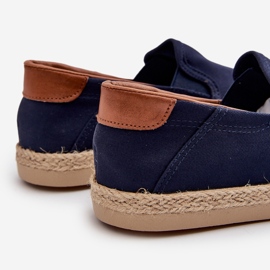 Zapatillas Alpargatas De Hombre Con Trenza, Azul Marino Fenen 2 Zapatillas Alpargatas De Hombre Con Trenza, Azul Marino Fenen 2
