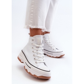 Zapatillas Mujer Plataforma Alta Blanco Valvia 2