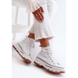 Zapatillas Mujer Plataforma Alta Blanco Valvia 7