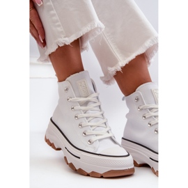 Zapatillas Mujer Plataforma Alta Blanco Valvia 8