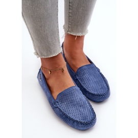 Mocasines Calados Mujer Azul Rasirna 5
