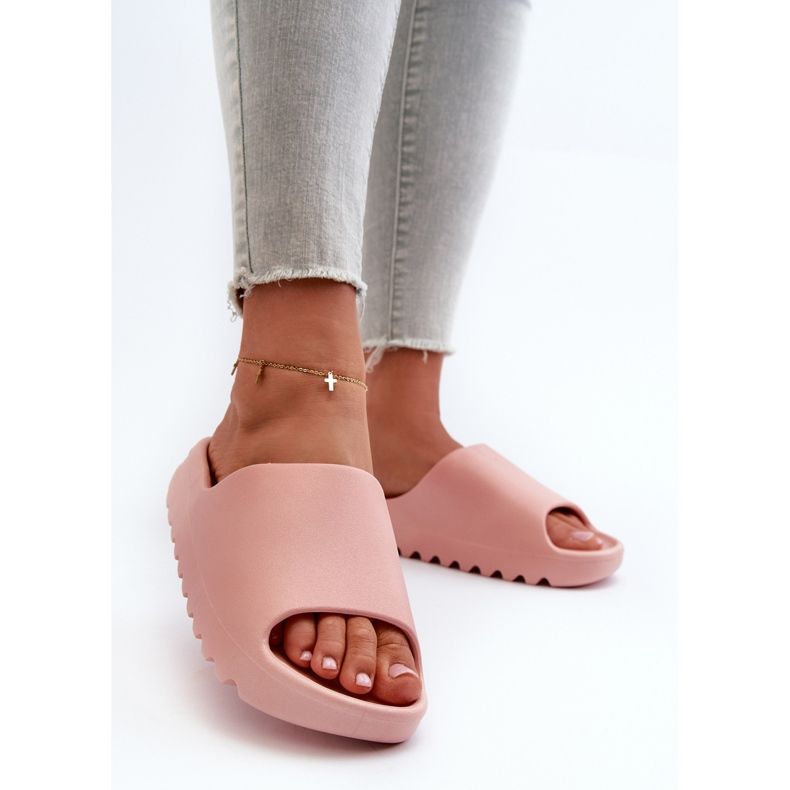 Chanclas de plataforma Estella rosa de moda rosado 2