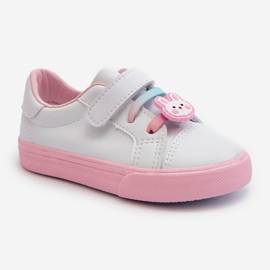 Zapatillas Deportivas Infantiles con Pin, Pennyn Blanco y Rosa rosado 7