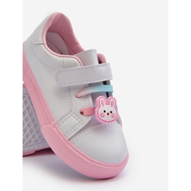 Zapatillas Deportivas Infantiles con Pin, Pennyn Blanco y Rosa rosado 6