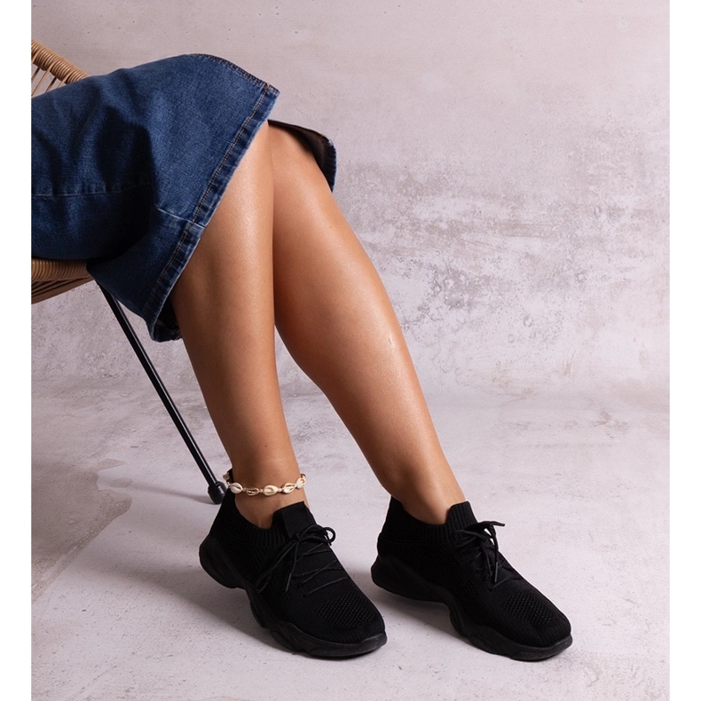 Deportivas de tela negras de Madi negro 1 Deportivas de tela negras de Madi negro 1