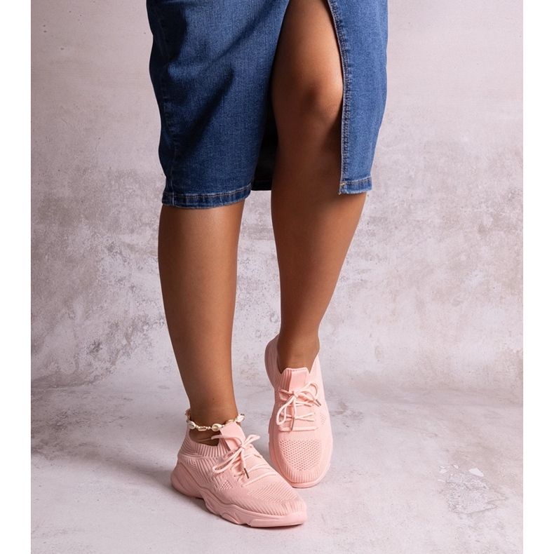 Zapatillas de tela rosa de Madi rosado 1