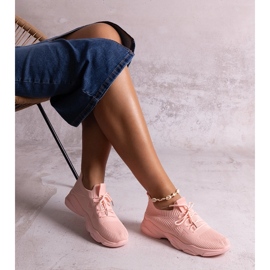 Zapatillas de tela rosa de Madi rosado 2