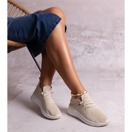 Zapatillas slip-on Gaberla en beige 1