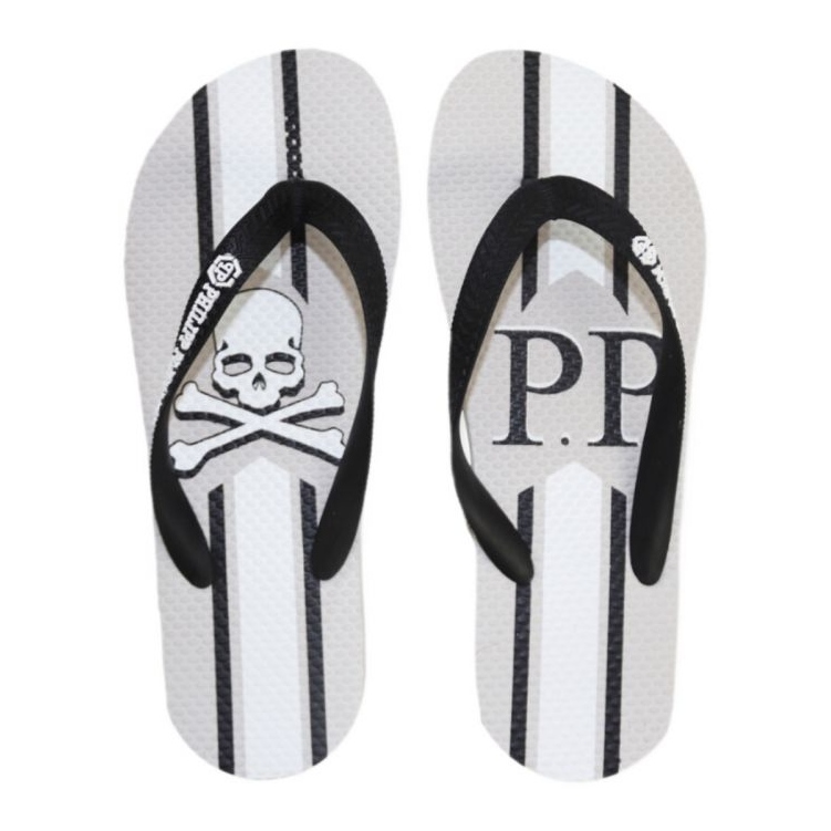 Chanclas de hombre de Philipp Plein IMPS903 negro 1