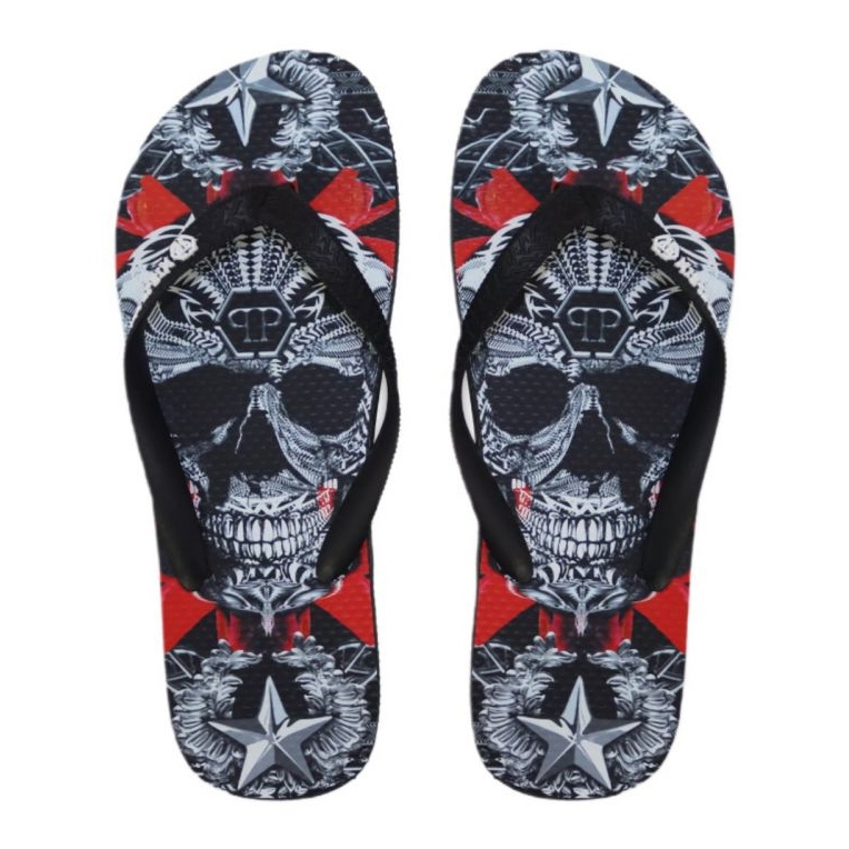 Pliant Chanclas de hombre Philipp Plein IMPS900 negro 2