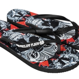 Pliant Chanclas de hombre Philipp Plein IMPS900 negro 3