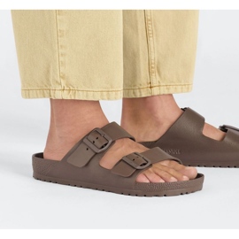 Chanclas Birkenstock Arizona M 1027328 marrón 1