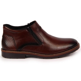 Botas hombre piel marron Rieker 15398 marrón 3