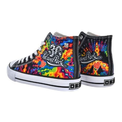 Zapatillas altas para hombre - 30. Pol 'AND'ROCK X Big Star OO174800 - Reserva negro 2