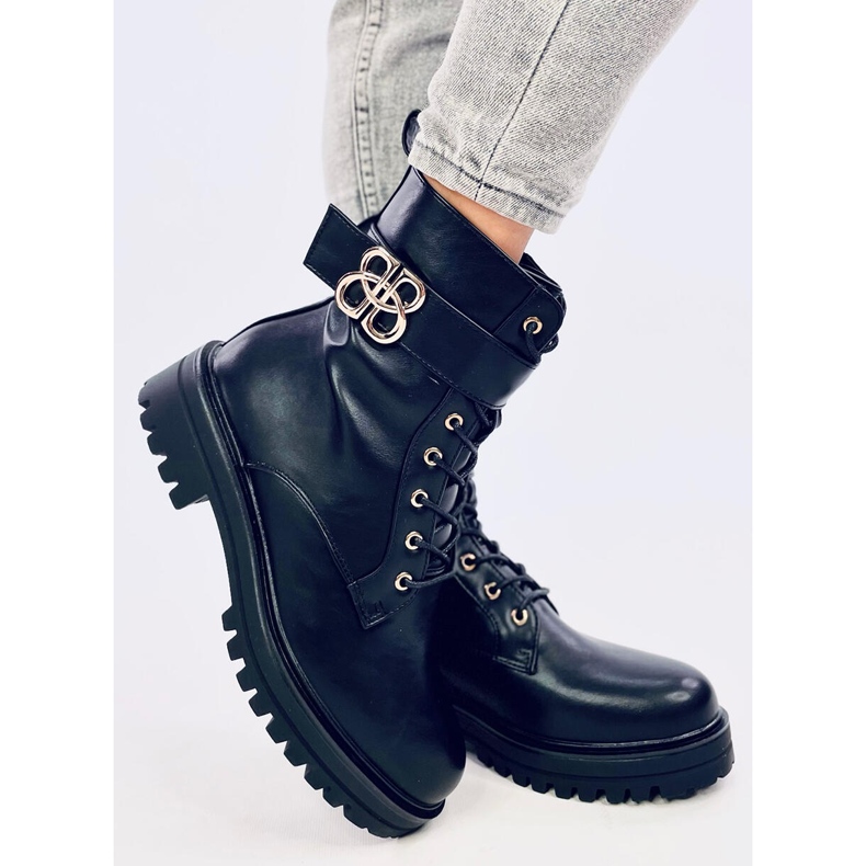 Botas militares Vicky Black negro 2