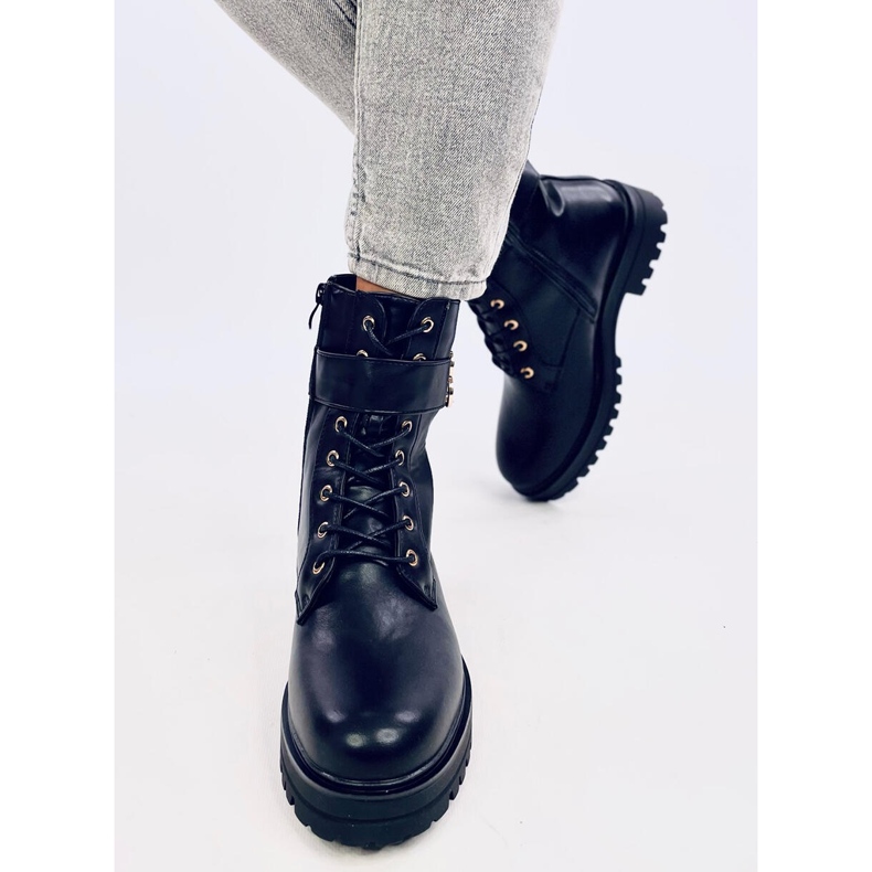 Botas militares Vicky Black negro 1