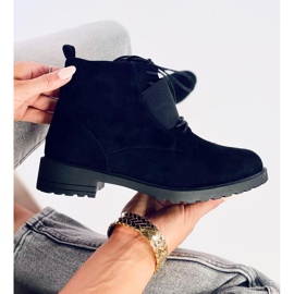 Botines con cordones Anja Black negro 1