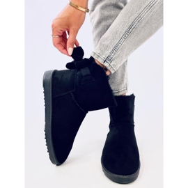 Emusy con lazo de lana Kelly Black negro 1