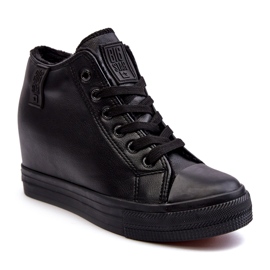 Zapatillas Mujer Piel Cuña Big Star MM274001 Negro 1
