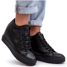 Zapatillas Mujer Piel Cuña Big Star MM274001 Negro 7