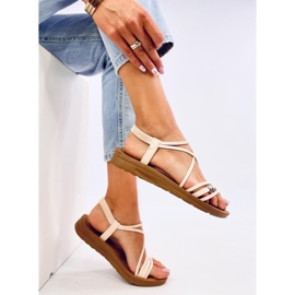 Sandalias mujer Rostani Beige 5