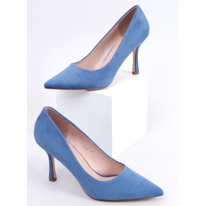 Stilettos mujer Giorgia Blue ante azul 1