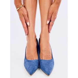 Stilettos mujer Giorgia Blue ante azul 2