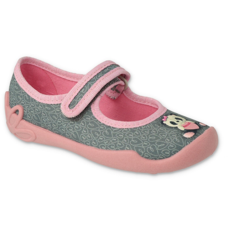 Zapatos befado niño 114X506 rosado gris 1
