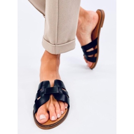 Charnes Chanclas de mujer negras negro 1 Charnes Chanclas de mujer negras negro 1