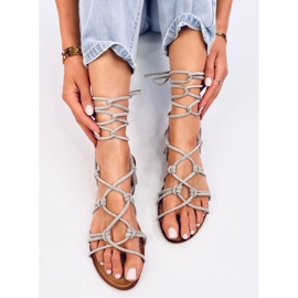 Sandalias gladiadoras Morin Grey gris 5