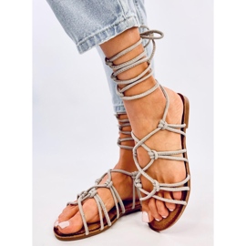 Sandalias gladiadoras Morin Grey gris 2