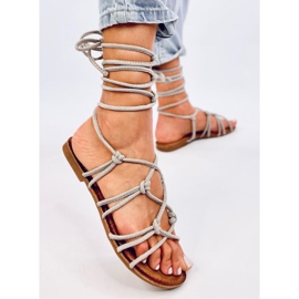 Sandalias gladiadoras Morin Grey gris 4