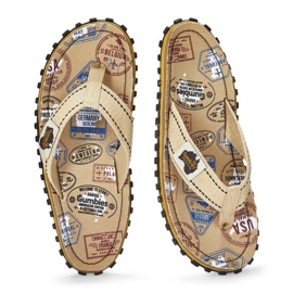 Gumbies Islander Flip-Flops Chanclas de viajero GU-FFISL132 beige 3