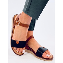 Sandalias mujer Almera Negro 1