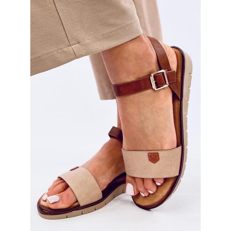 Sandalias mujer Almera Beige 2