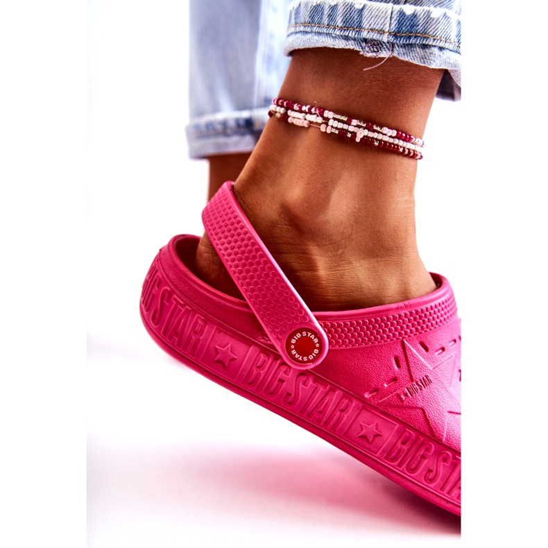 Pantuflas Ligeras Mujer Kroks Big Star II275007 Fucsia rosa 4