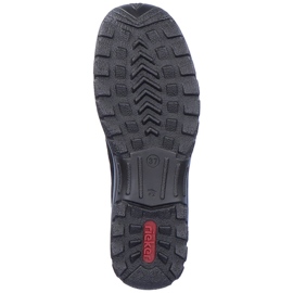 Zapatos de cuero sin cordones negros Rieker L7171-00 4