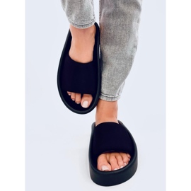 Pantuflas mujer suaves Fontes Negro 1
