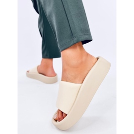 Pantuflas mujer suaves Fontes Beige 3