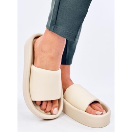Pantuflas mujer suaves Fontes Beige 4