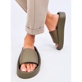 Chanclas de mujer Fontes Oliver suaves verde 1 Chanclas de mujer Fontes Oliver suaves verde 1