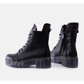 Botines Charlton de piel negros 2