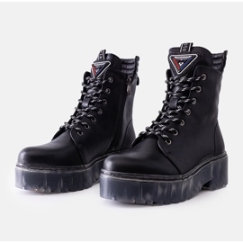 Botines Charlton de piel negros 3