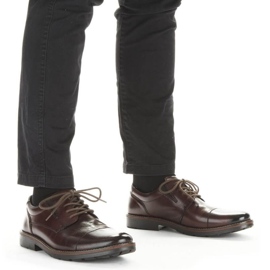 Zapatos con banda elástica Rieker M 15320-25 marrón 3