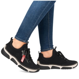 Zapatos Rieker W 45973-00 negro 4