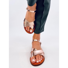 Sandalias mujer Herve Champán rosado 2