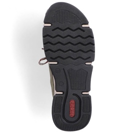Slip-on mujer cómodos verdes Rieker 45973-54 4